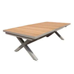 Mesa extensible teca